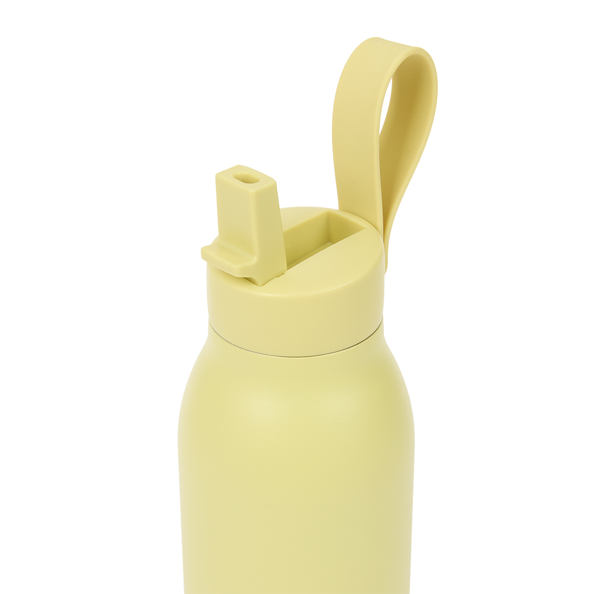 W.Hydrate Modern Flip Yellow Stainless Steel Bottle 591 ml