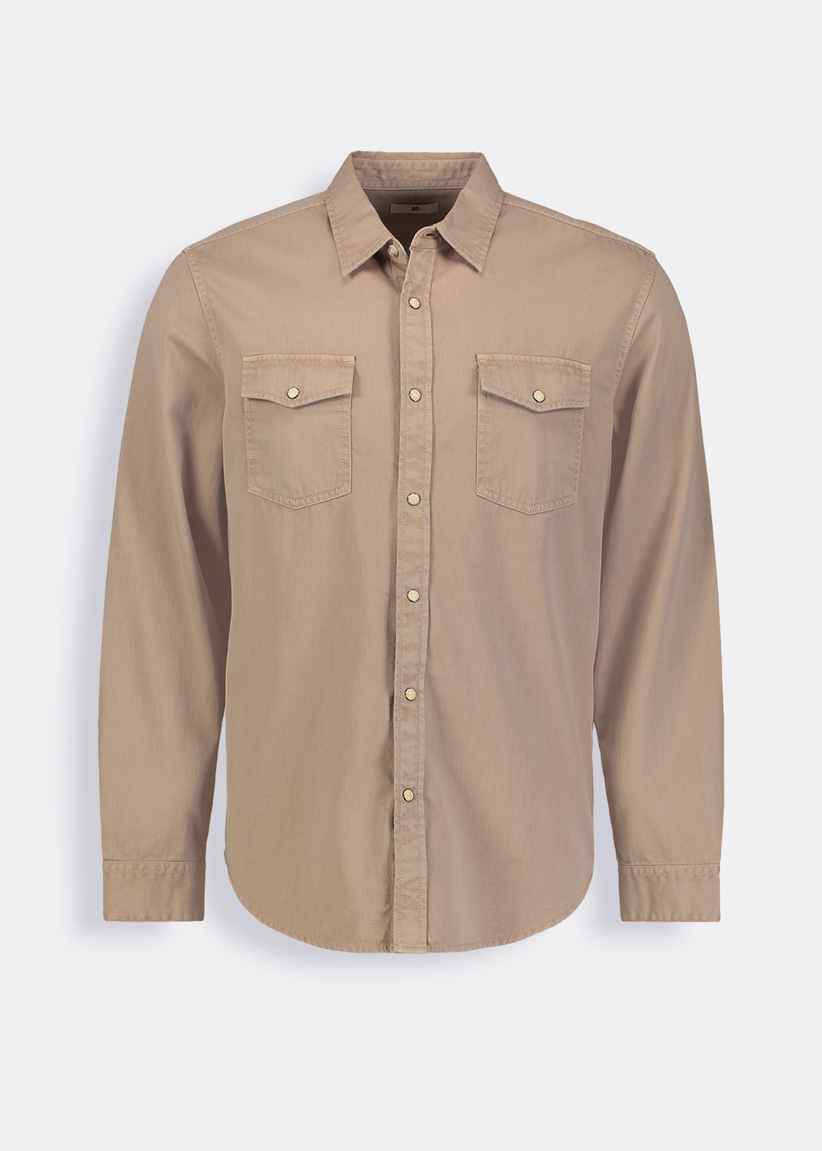 Stone Denim Shirt | Woolworths.co.za