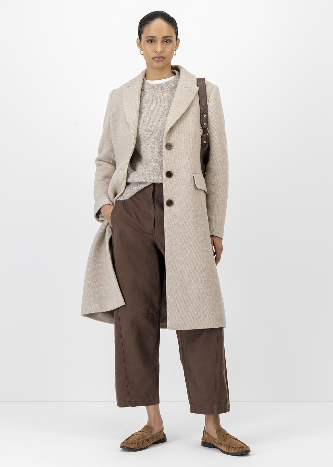 Wool Blend Melton Coat | Woolworths.co.za