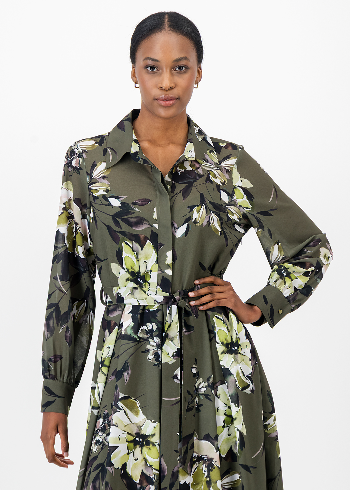 ペ*ノ様 clesste  OX DRESS KNIT WIDESHI Belted Print Maxi Shirt Dress | Woolworths.co.za