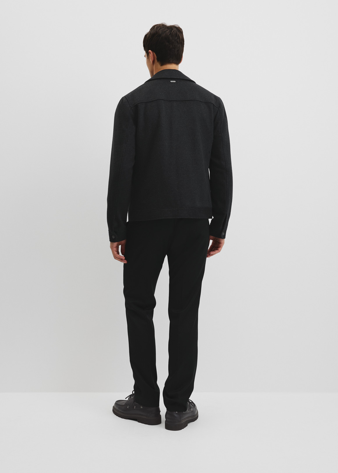 Check Zip Through Jacket | Woolworths.co.za