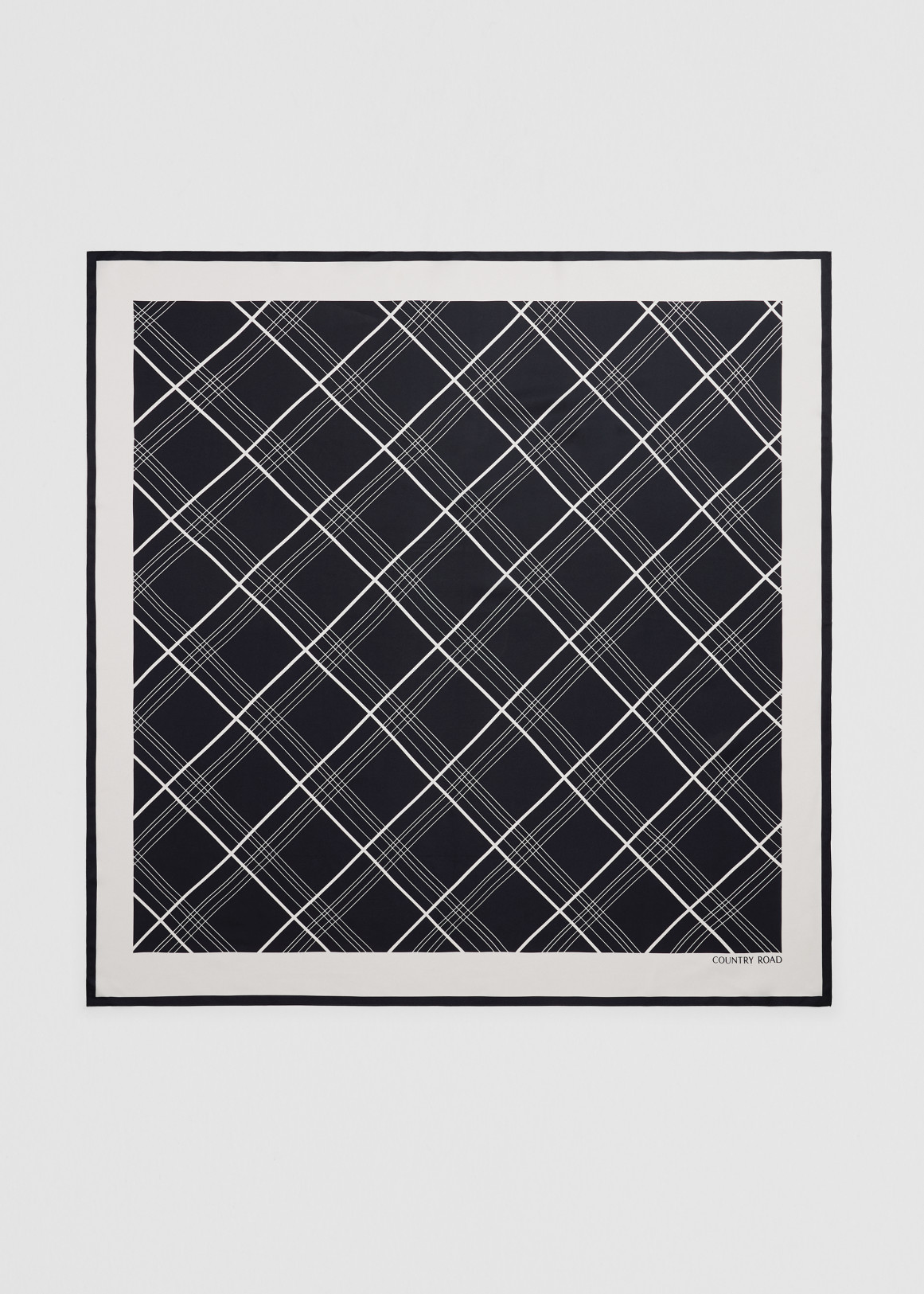 Silk Check Scarf | Woolworths.co.za