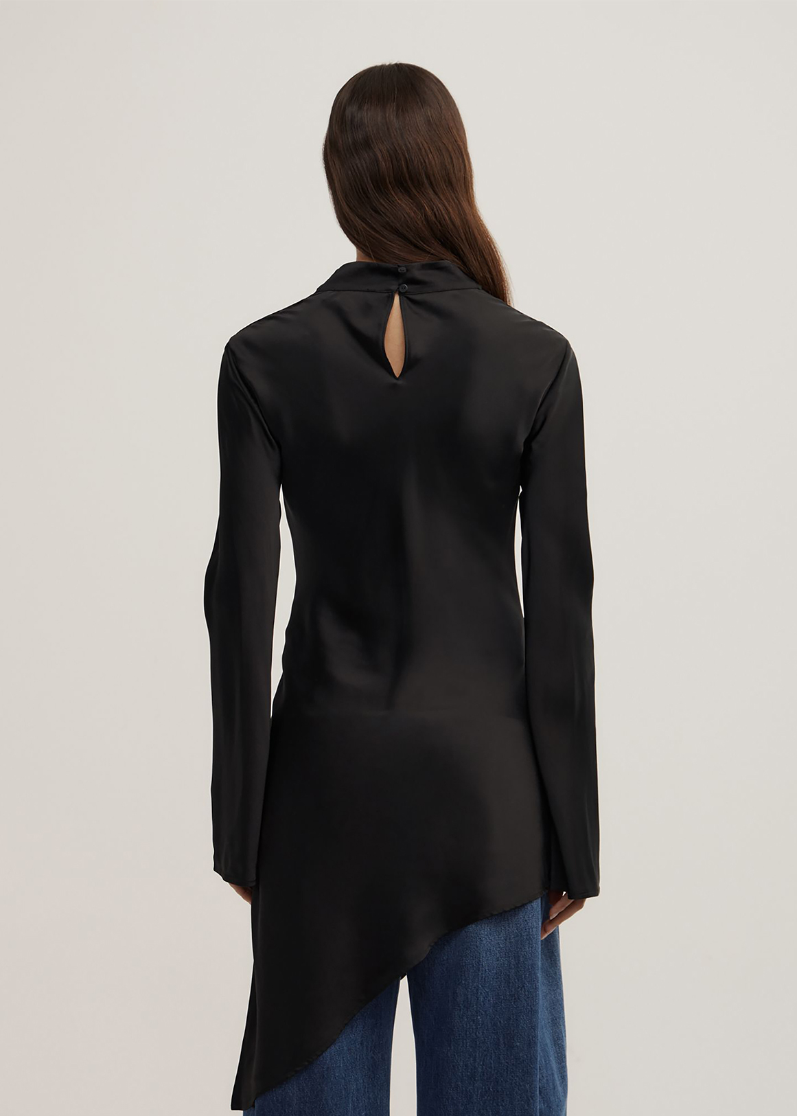Long Sleeve Asymmetric Tunic Top | Woolworths.co.za