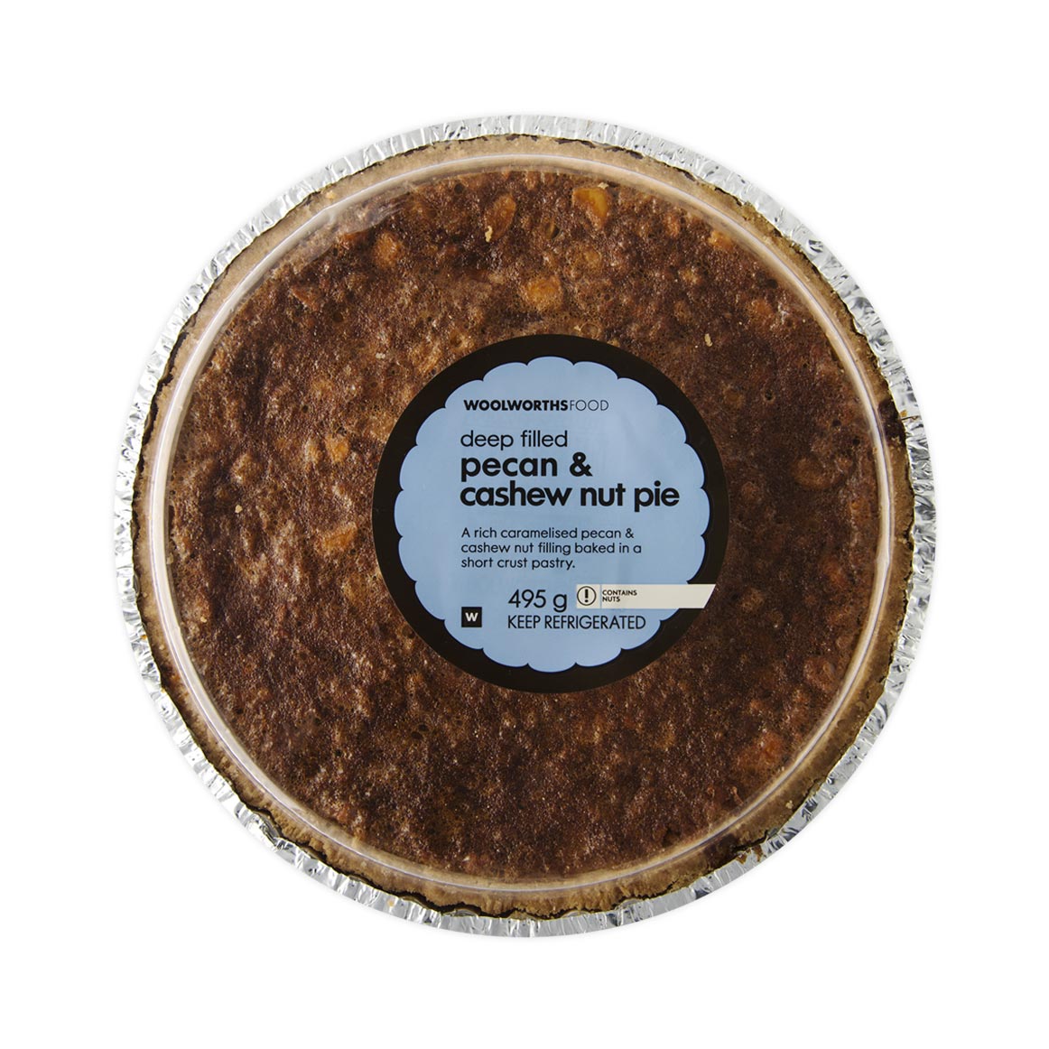 Pecan Cashew Nut Pie Dessert 495g Woolworths Co Za