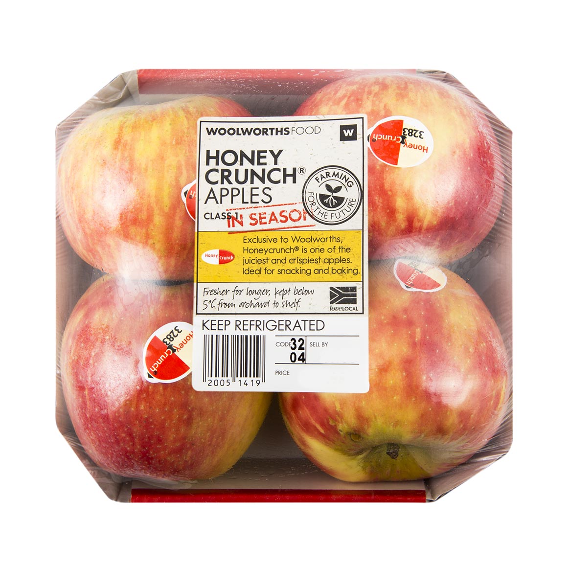 Honey Crunch Apples 4 Pk Woolworths Co Za