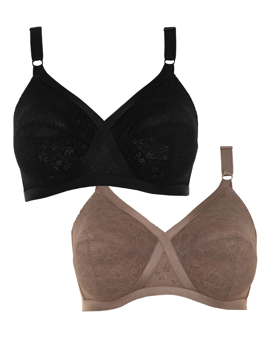 MyRunway  Shop Woolworths Brown Total Support Non-Wire Bras 2 Pack for  Women from