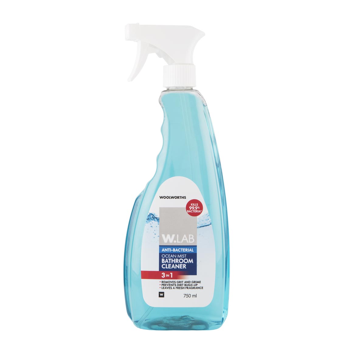 W.Lab Ocean Mist 3 in 1 Anti-Bacterial Bathroom Cleaner 750 ml
