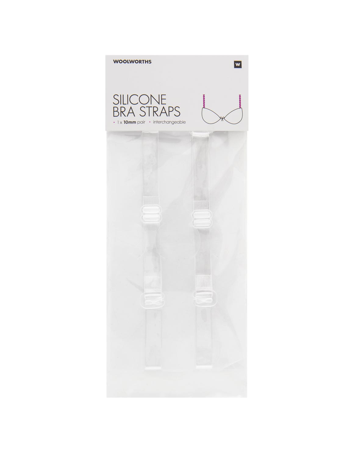 Clear Silicone Bra Straps 10mm