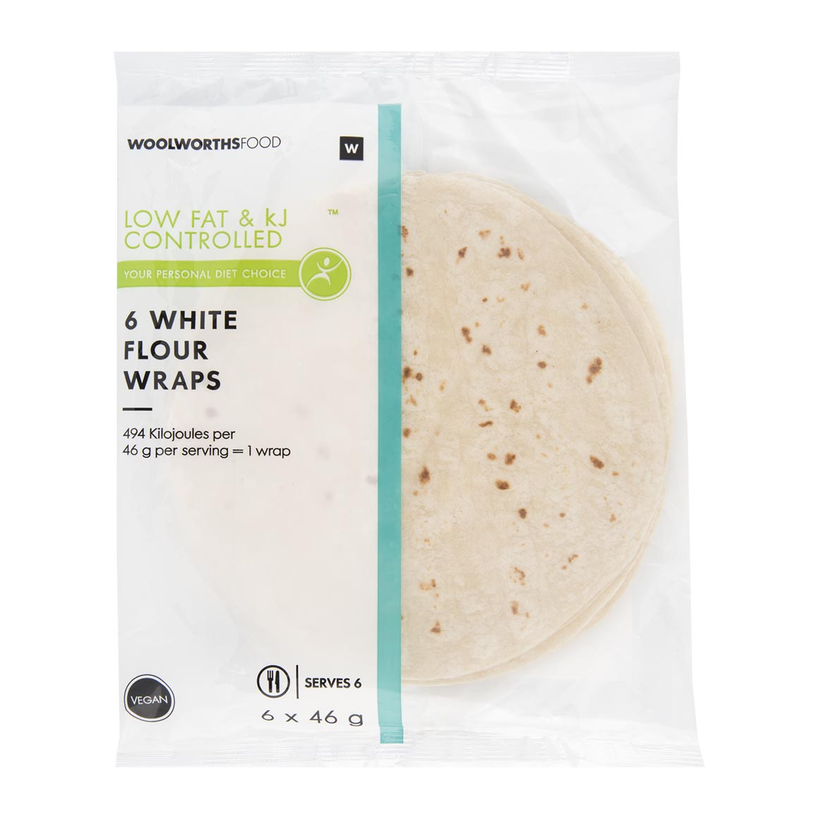 White Flour Wraps 6Pk | Woolworths.co.za