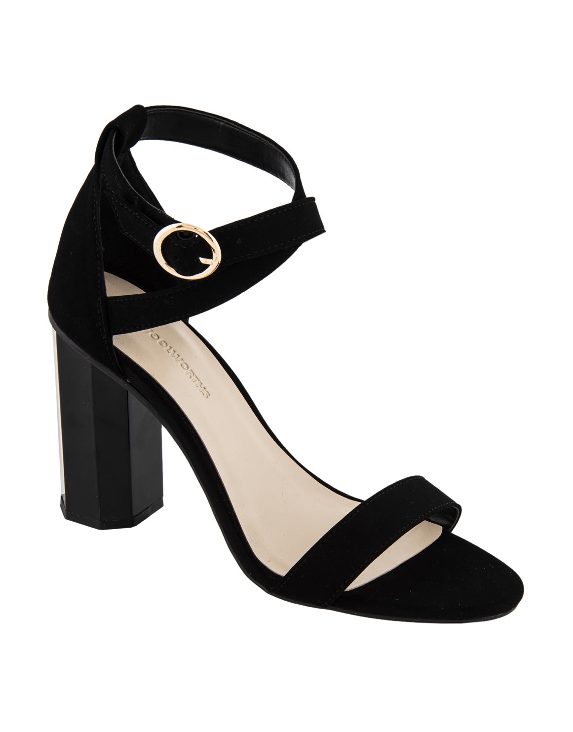 Ankle Strap Block Heel Sandals 