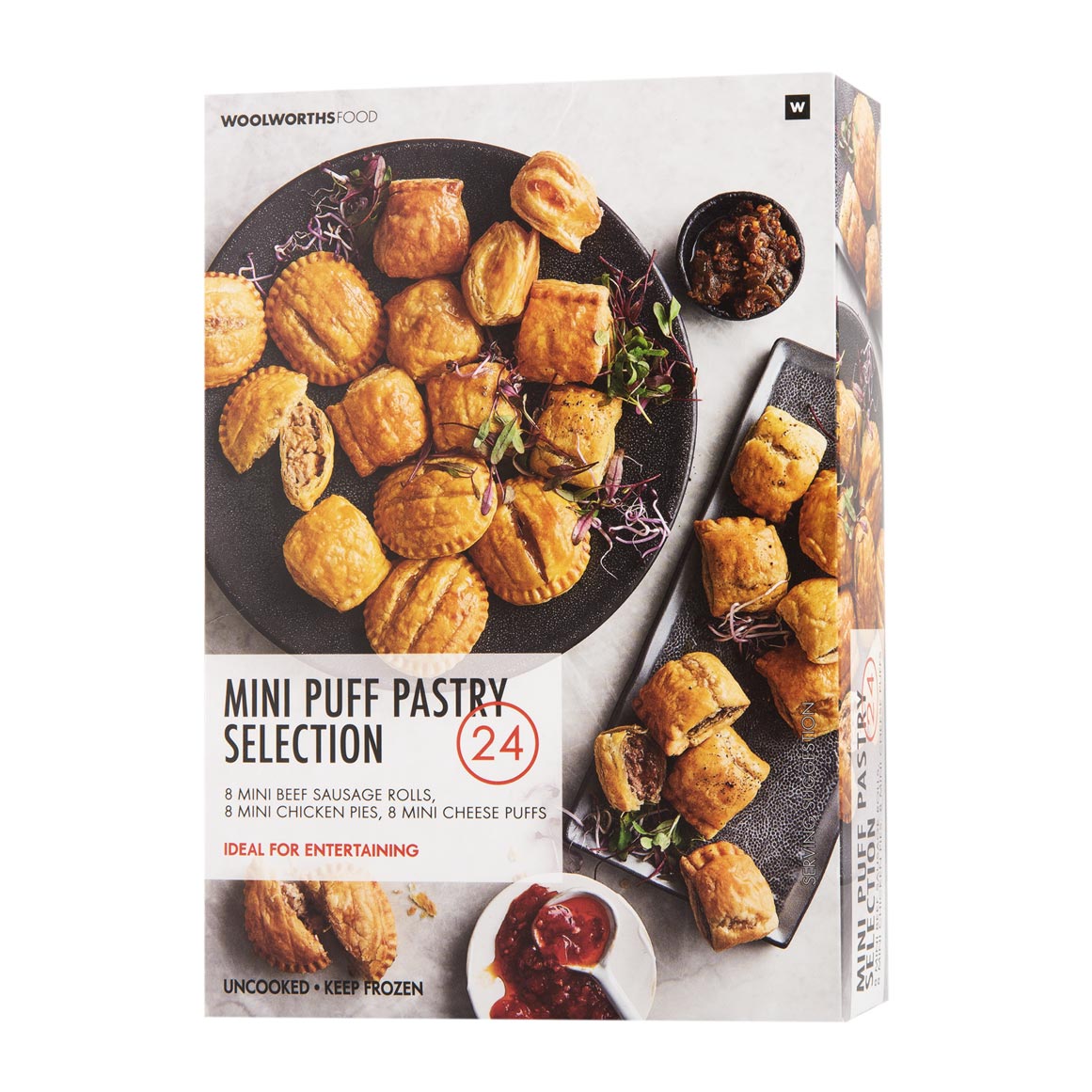 Frozen Mini Puff Pastry Selection 24pk Woolworths Co Za