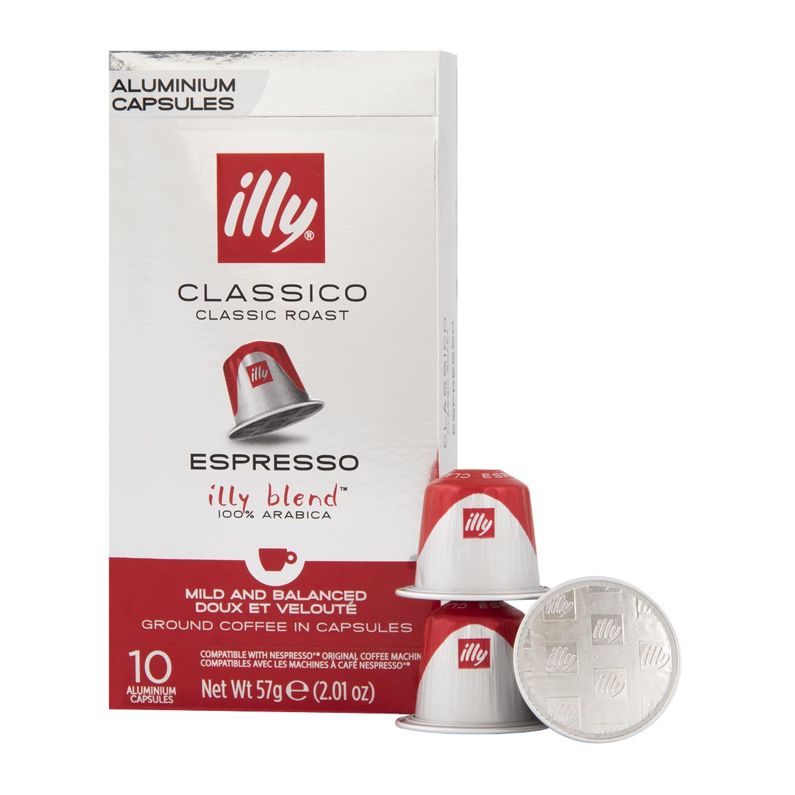 Illy Espresso Classico Roast Coffee Capsules 10 pk