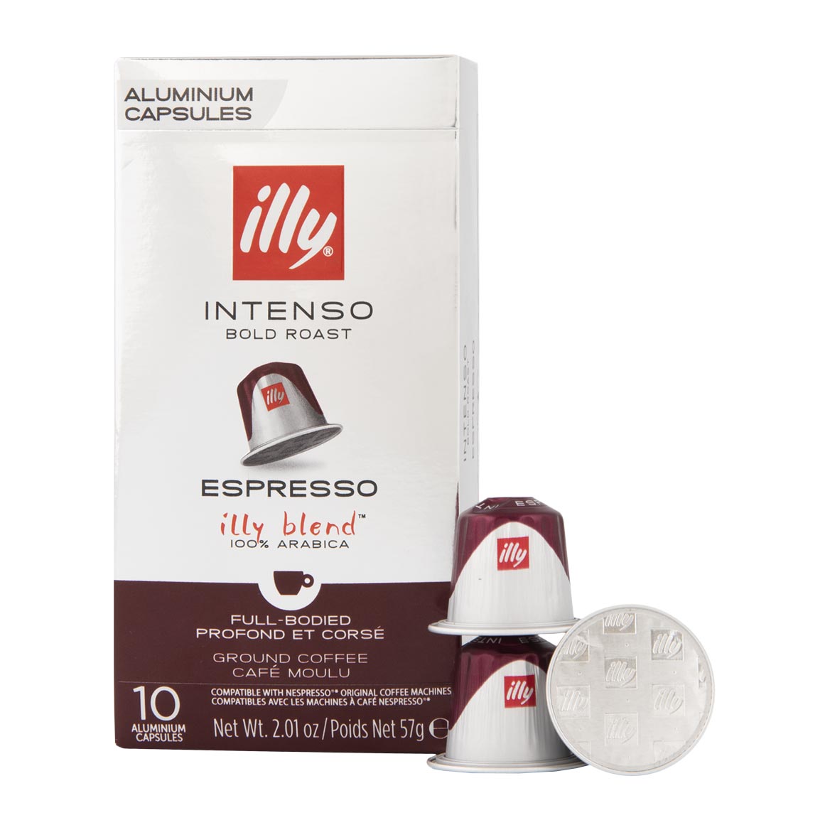 Illy Espresso Intenso Roast Coffee Capsules 10 pk