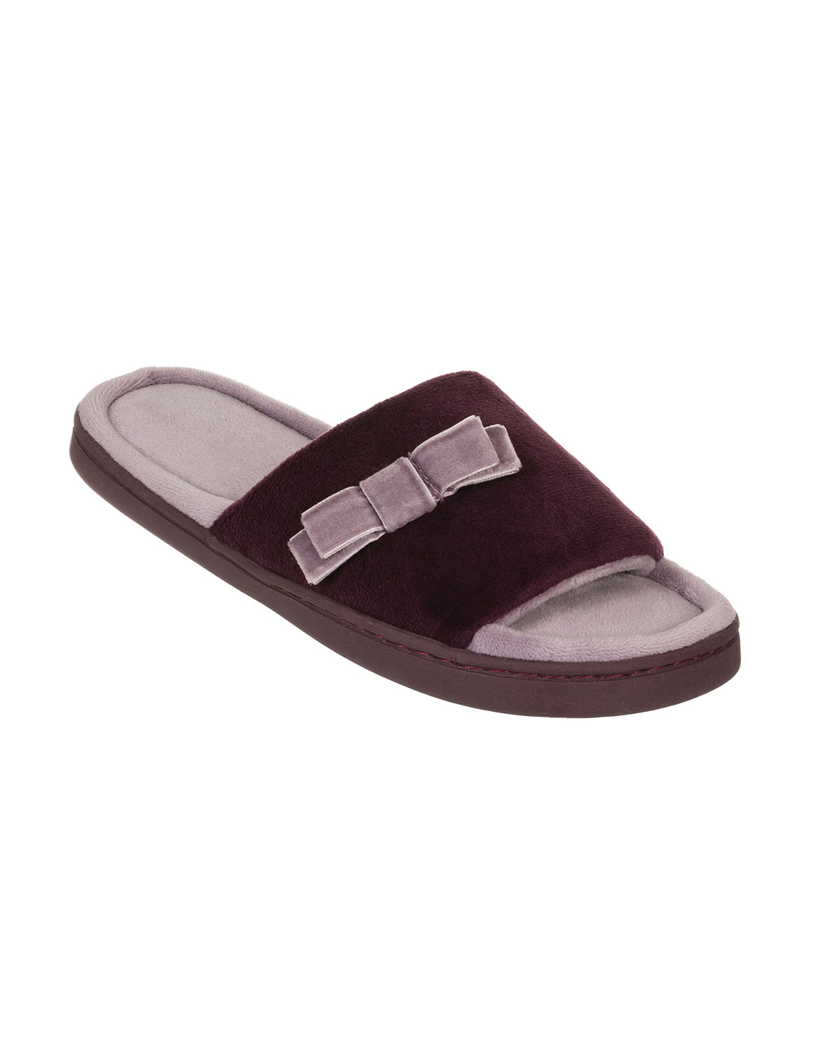 Bow Velour Band Slippers | Woolworths.co.za