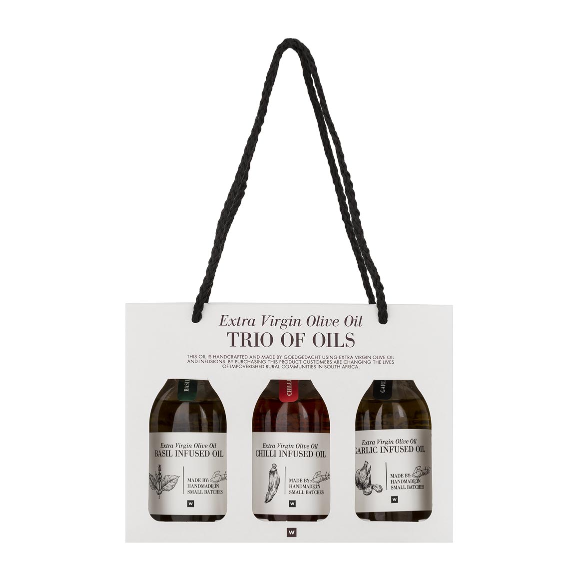 Trio Of Infused Extra Virgin Olive Oils 3x100 ml | Woolworths.co.za
