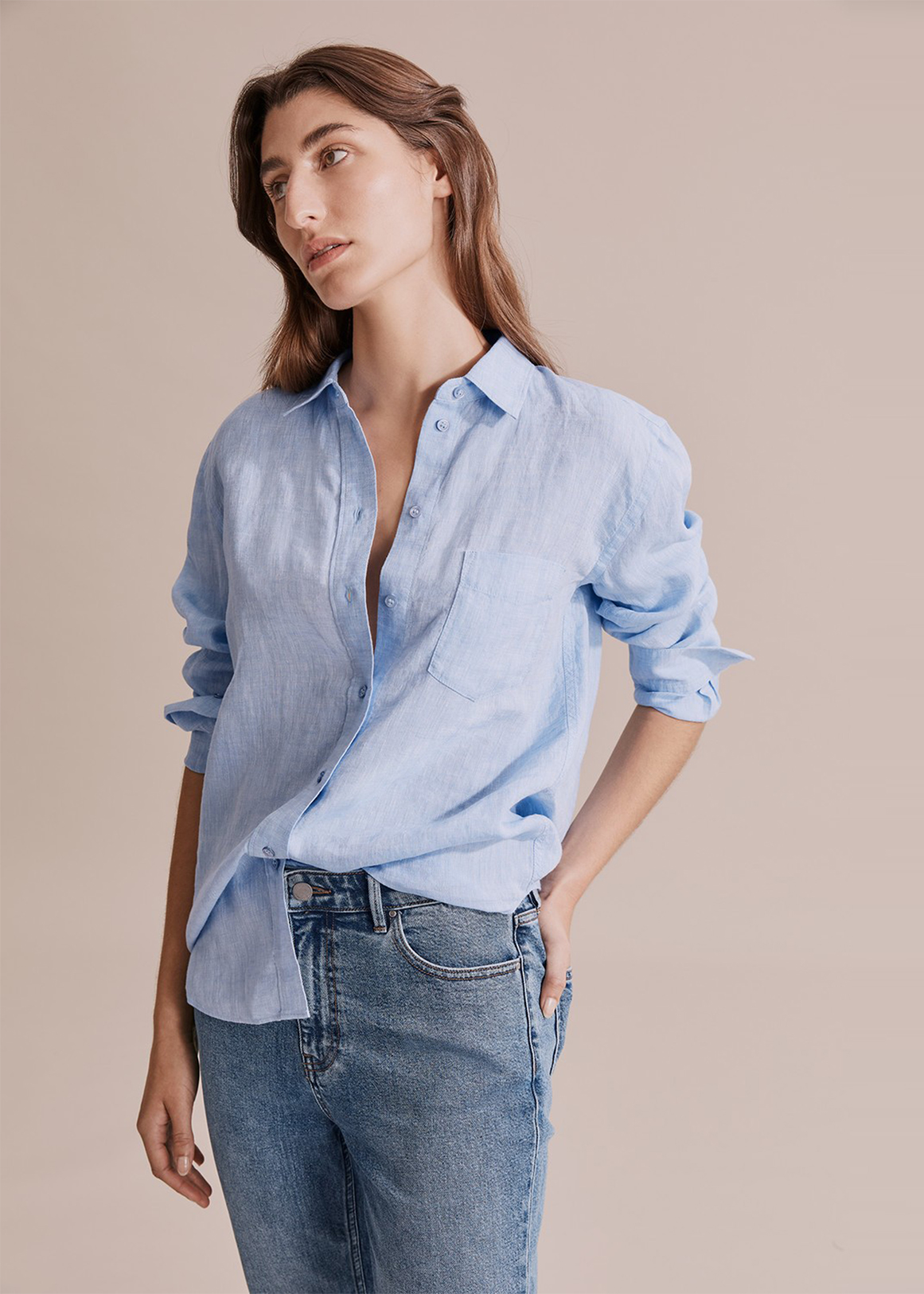 Organically Grown French Linen Shirt 