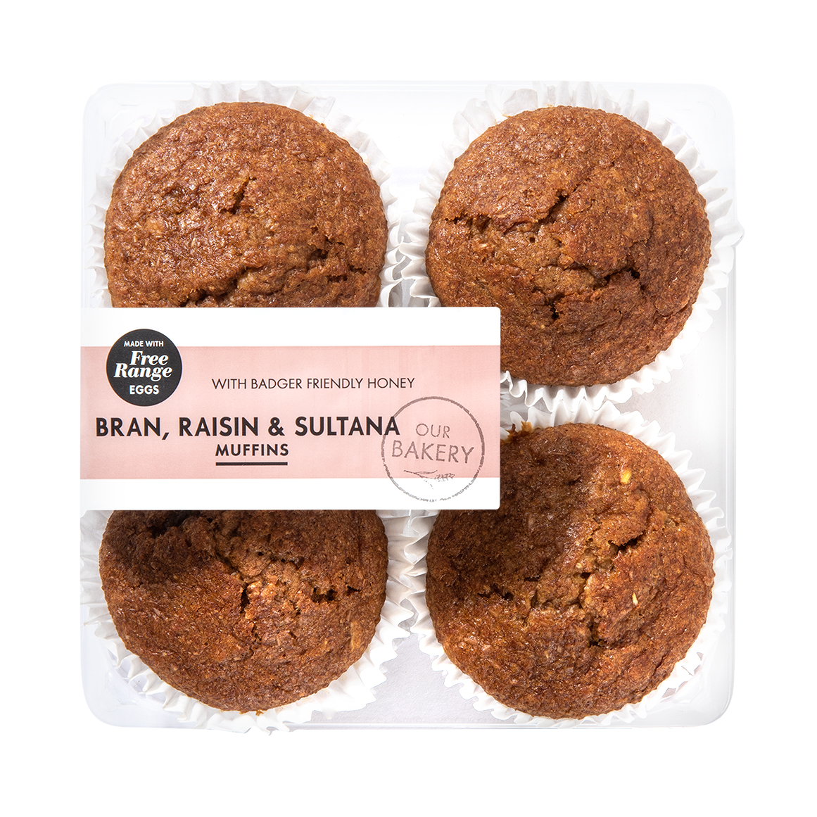 Bran Raisin Sultana Muffins 4 Pk Woolworthscoza