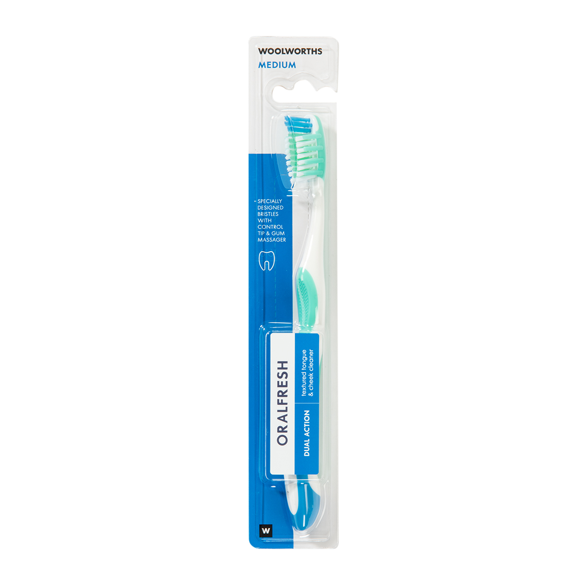 OralFresh Dual Action Medium Toothbrush | Woolworths.co.za