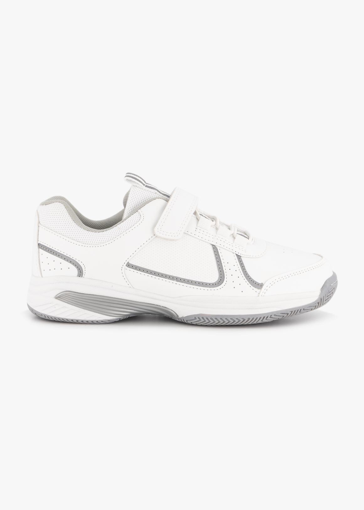 plain black velcro trainers