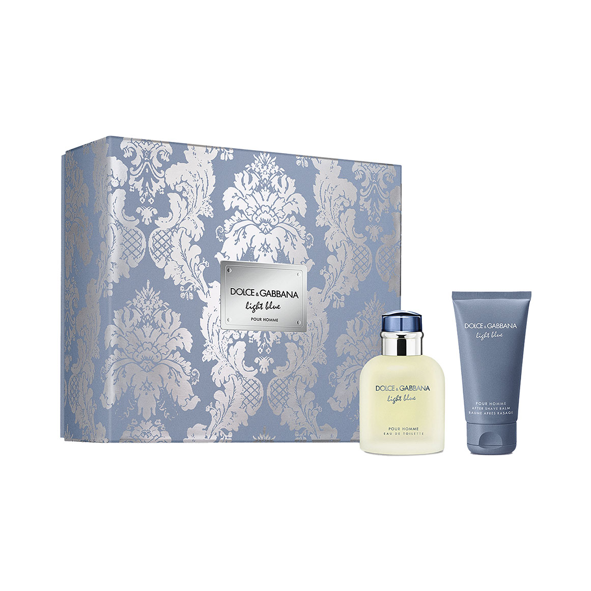 dolce&gabbana light blue mini duo set