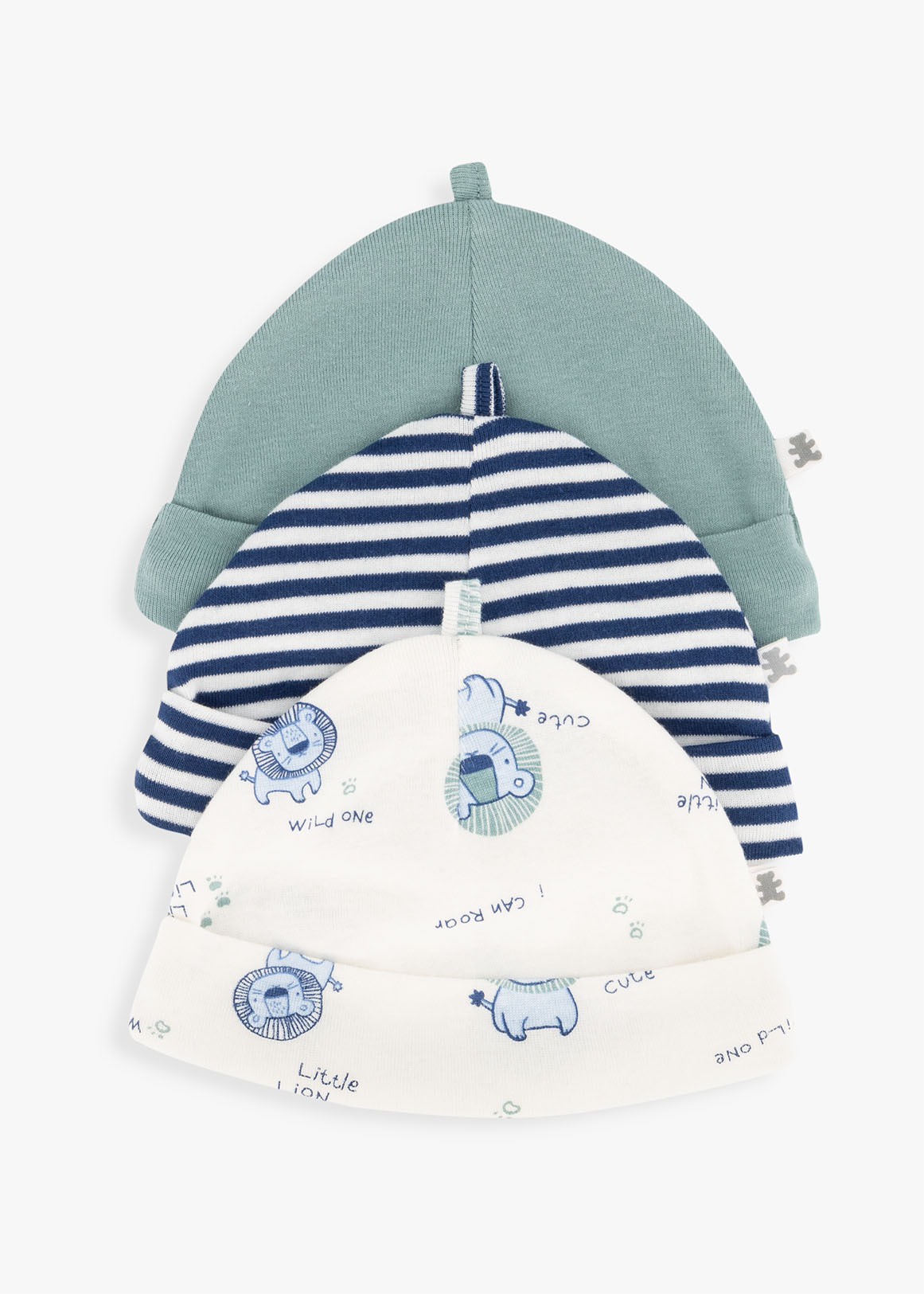 Multi Print Beanies 3 Pack | Woolworths 
