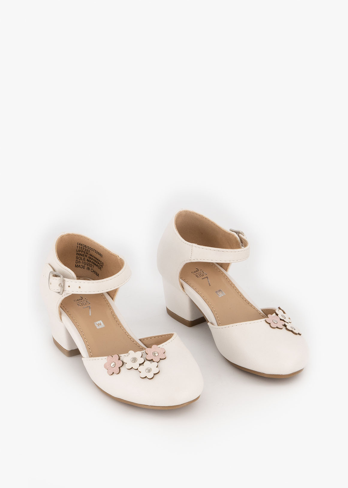 Flower Ankle Strap Heels (Size 4-13 