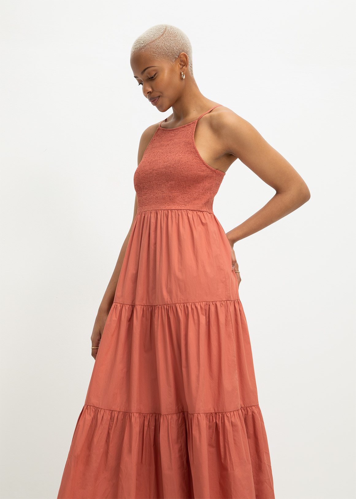 Strappy Tiered Maxi Dress | Woolworths ...