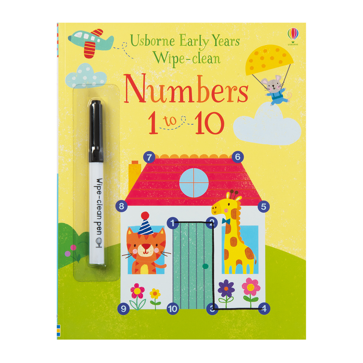 Usborne Early Years Wipe-Clean Numbers 1 to 10 Activity Book Age 3