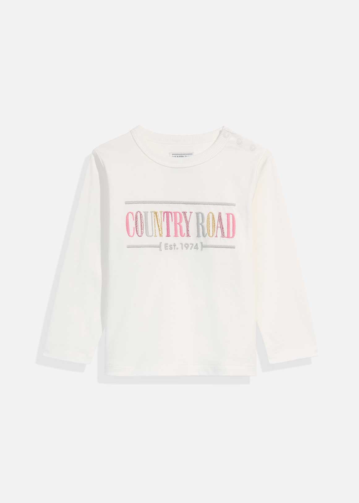white country road jumper