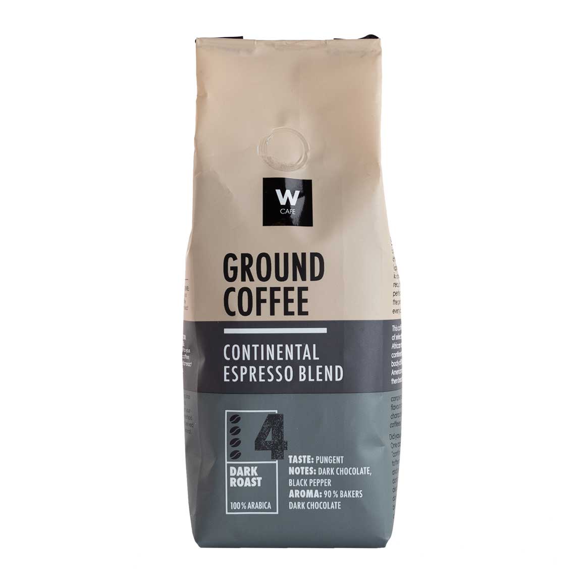 Continental Espresso Blend Ground Coffee g | Woolworths.co.za