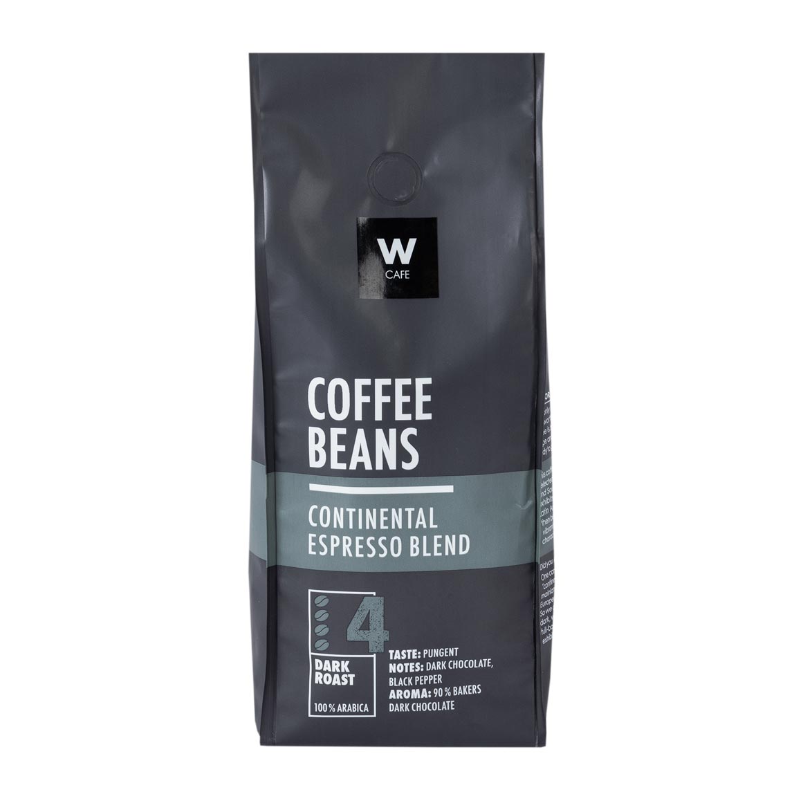 WCafe Continental Espresso Blend Coffee Beans 500 g | Woolworths.co.za
