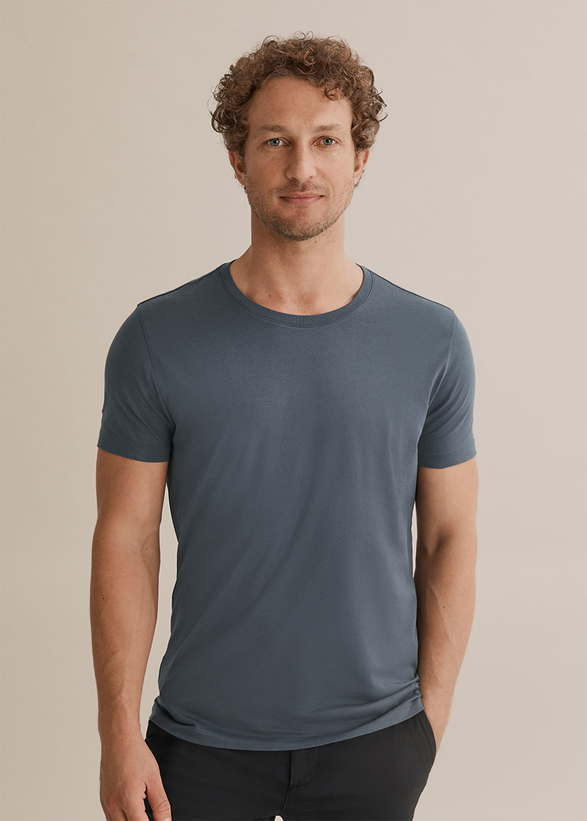 Pima Crew T-Shirt | Woolworths.co.za