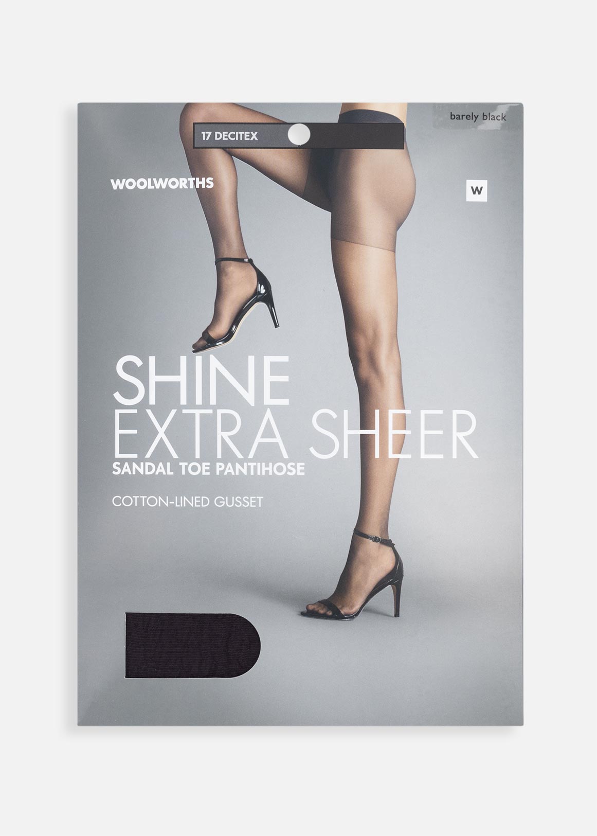 Extra Sheer Shine Sandal Toe Pantihose