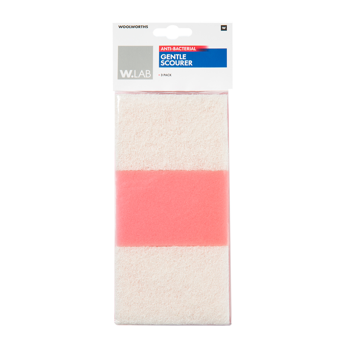 W.Lab Anti-Bacterial Gentle Scourer 3 pk | Woolworths.co.za