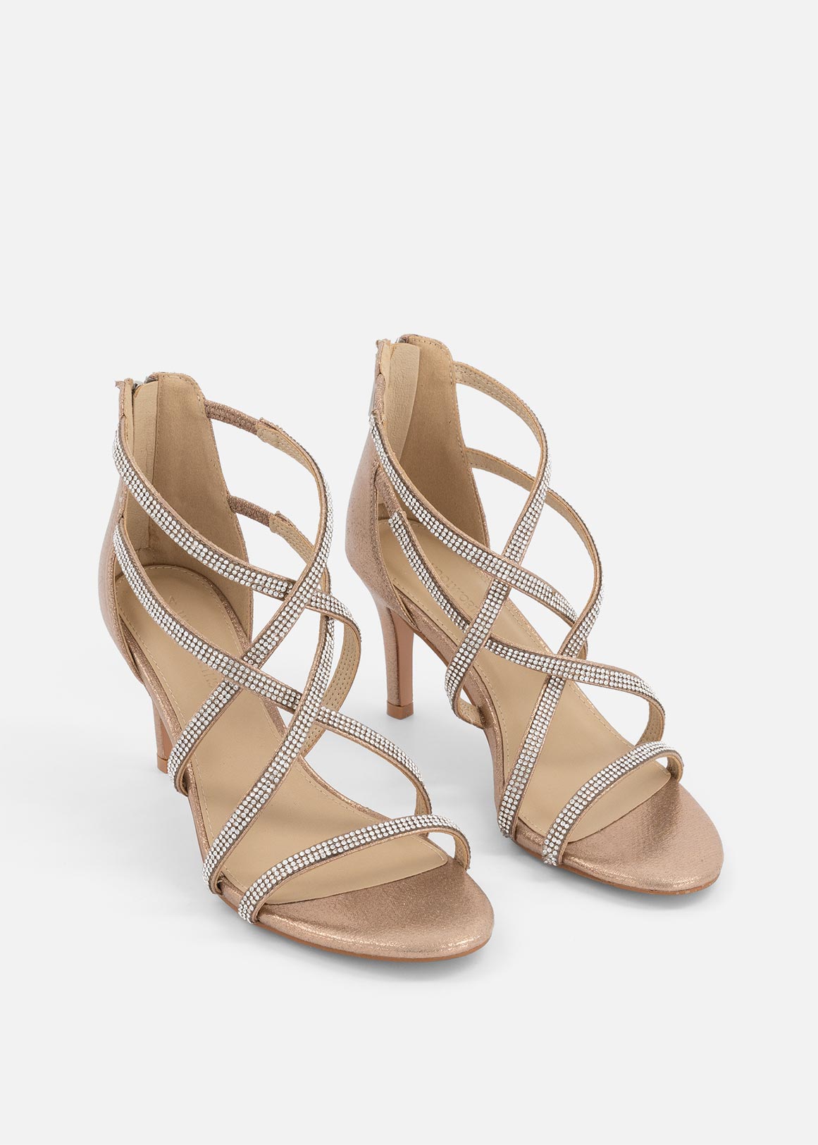 Strappy Diamante Heels | Woolworths.co.za