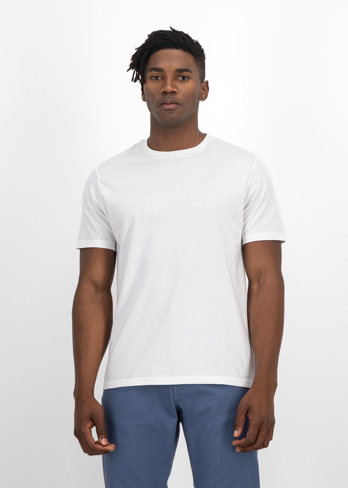 Slim Fit Crew Cotton T-shirt | Woolworths.co.za