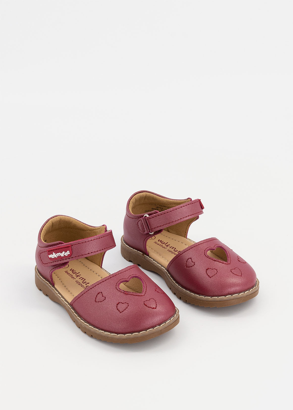 Shimmer Leather Shoes (Size 4-13) Younger Girl 