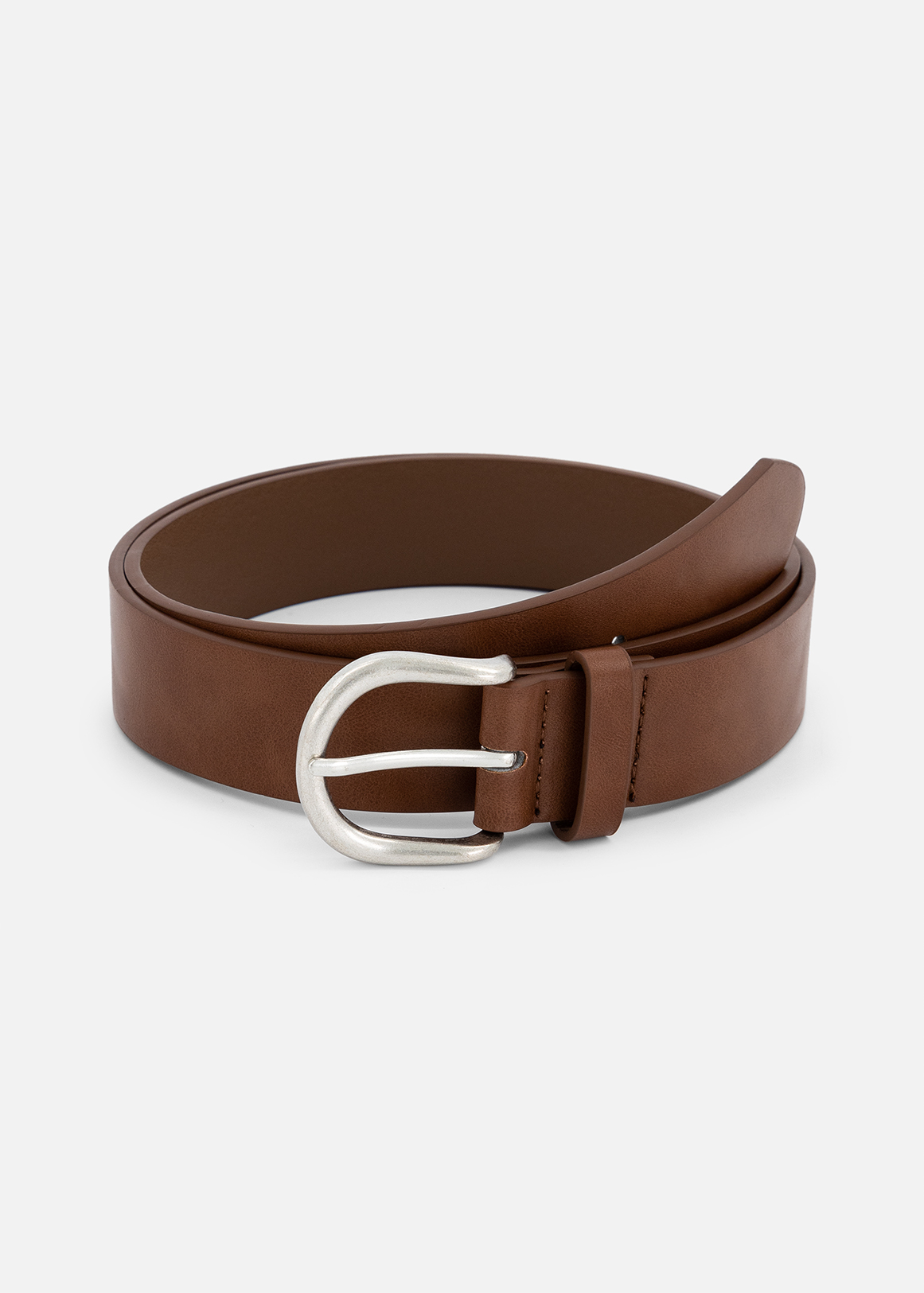 Burnished Buckle Jeans Belt