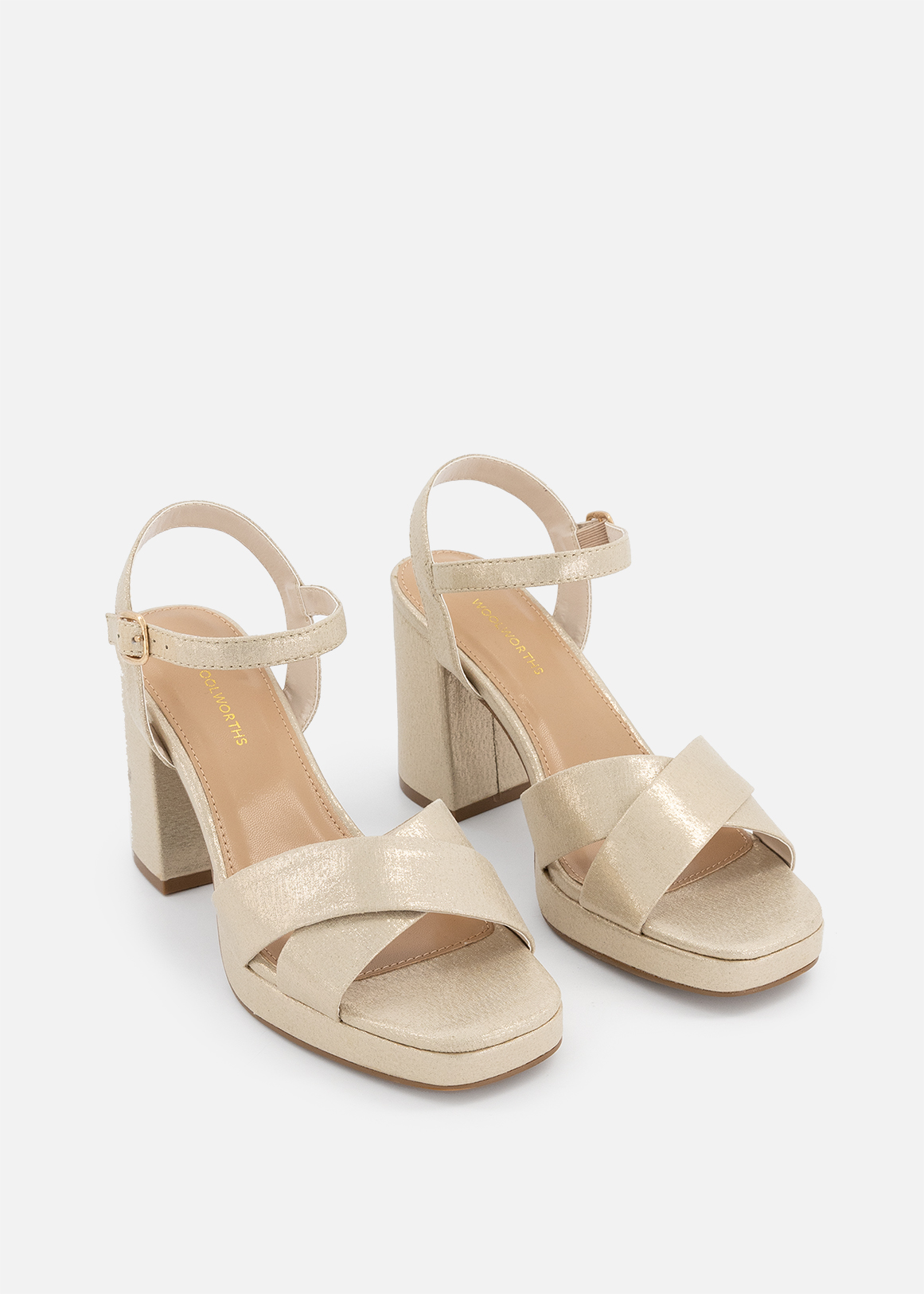 Ankle Strap Crossover Platform Sandals | Woolworths.co.za