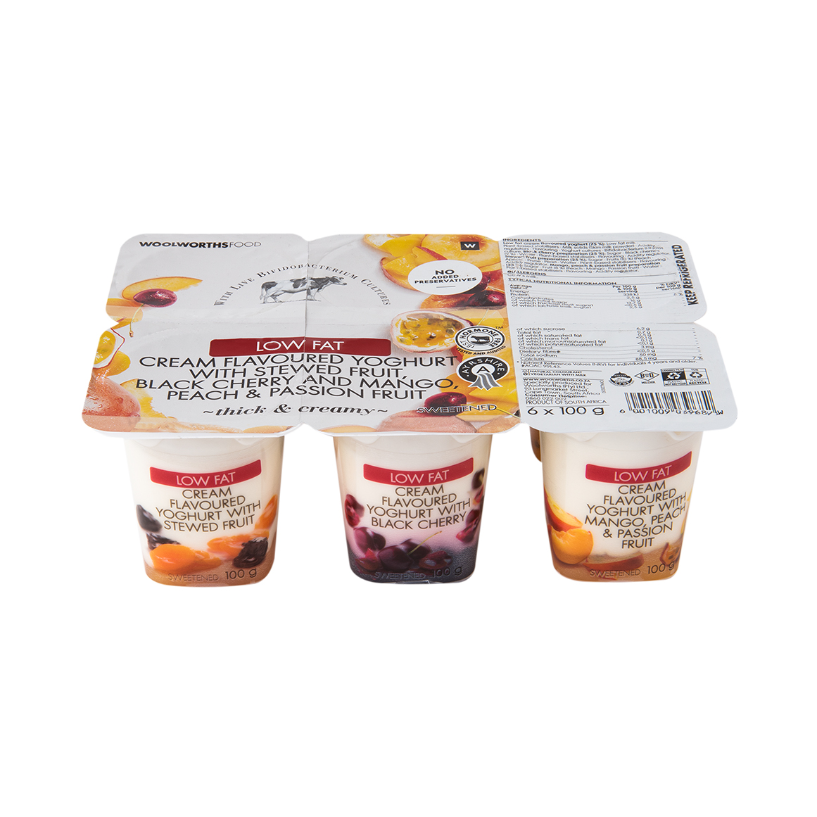 Full Cream Ayrshire Smooth Vanilla Yoghurt X 100 G