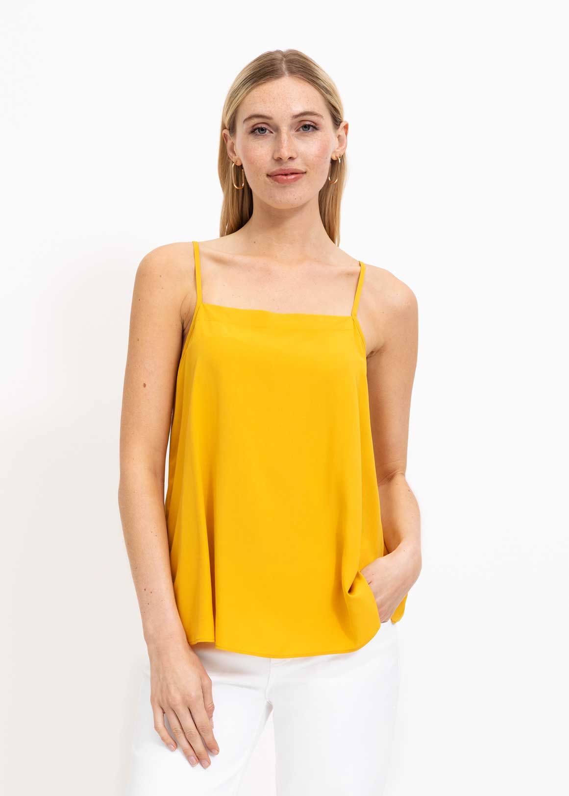 Strappy Square Neck Camisole | Woolworths.co.za