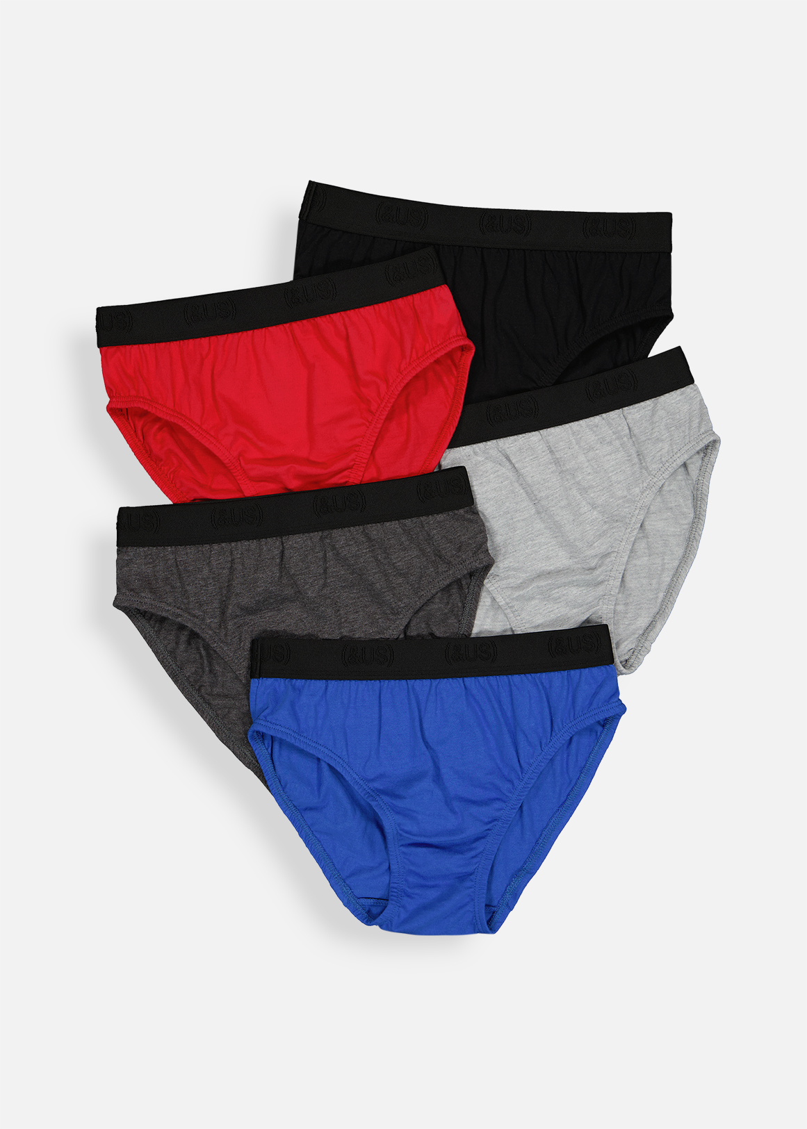 Plain Cotton Briefs 5 Pack