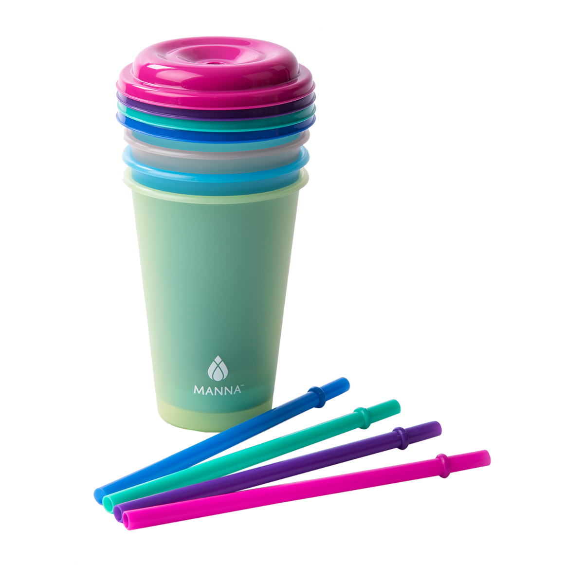MANNA Reusable Straw Tips - Pack of 8