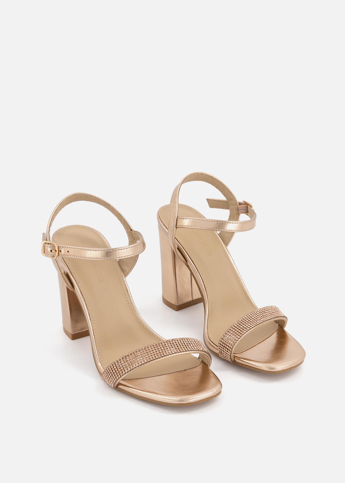 Diamante Block Heel Sandals | Woolworths.co.za