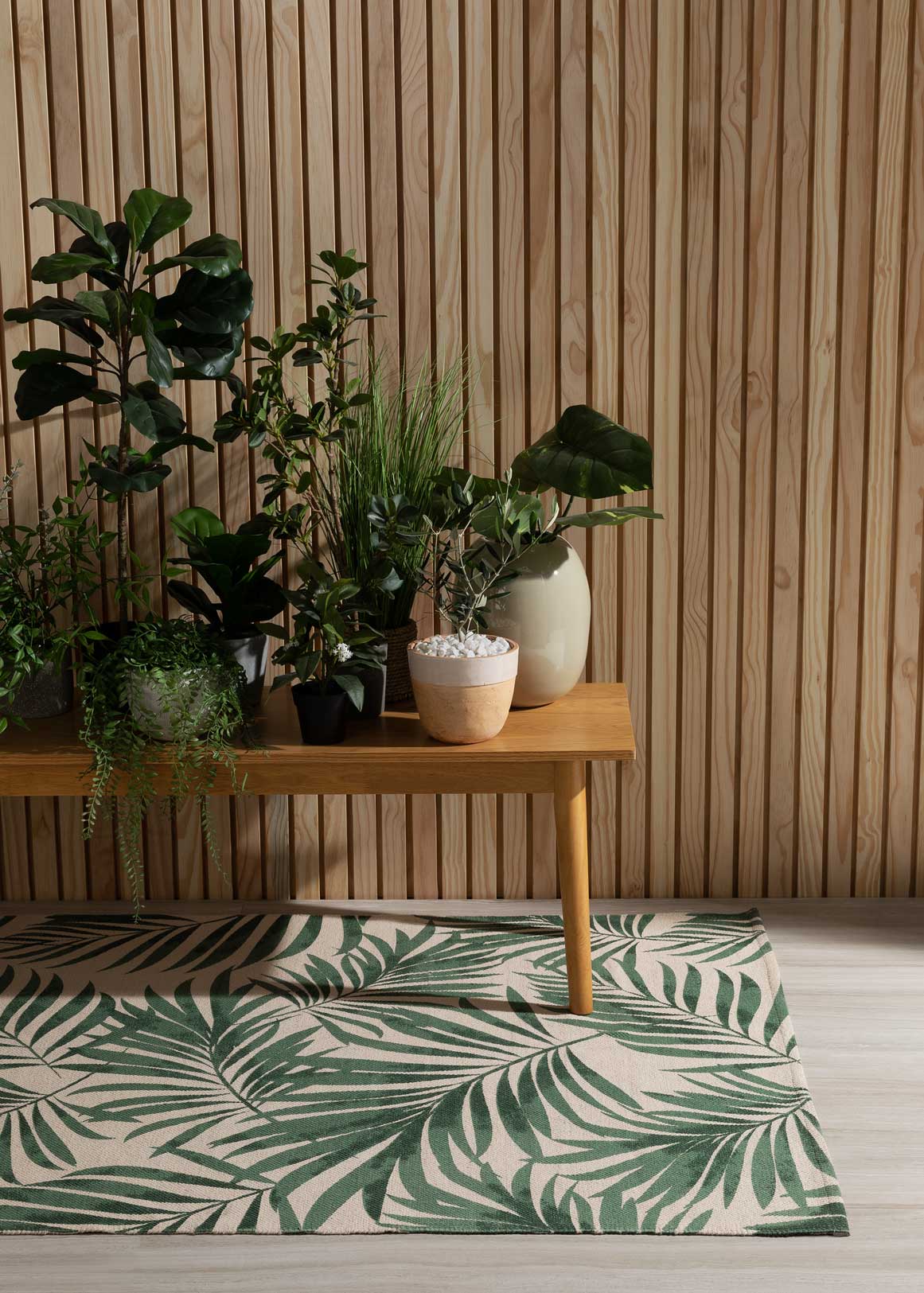 Potted Plants Bath Mat Rug Green Plant Leaf Black Cat Succulents