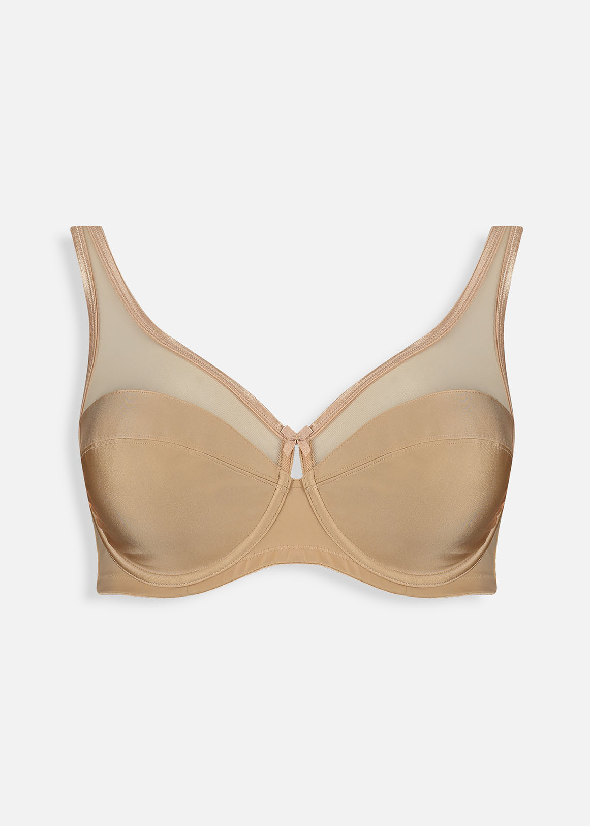 Mesh Inset DD+ Underwire Minimiser Bra