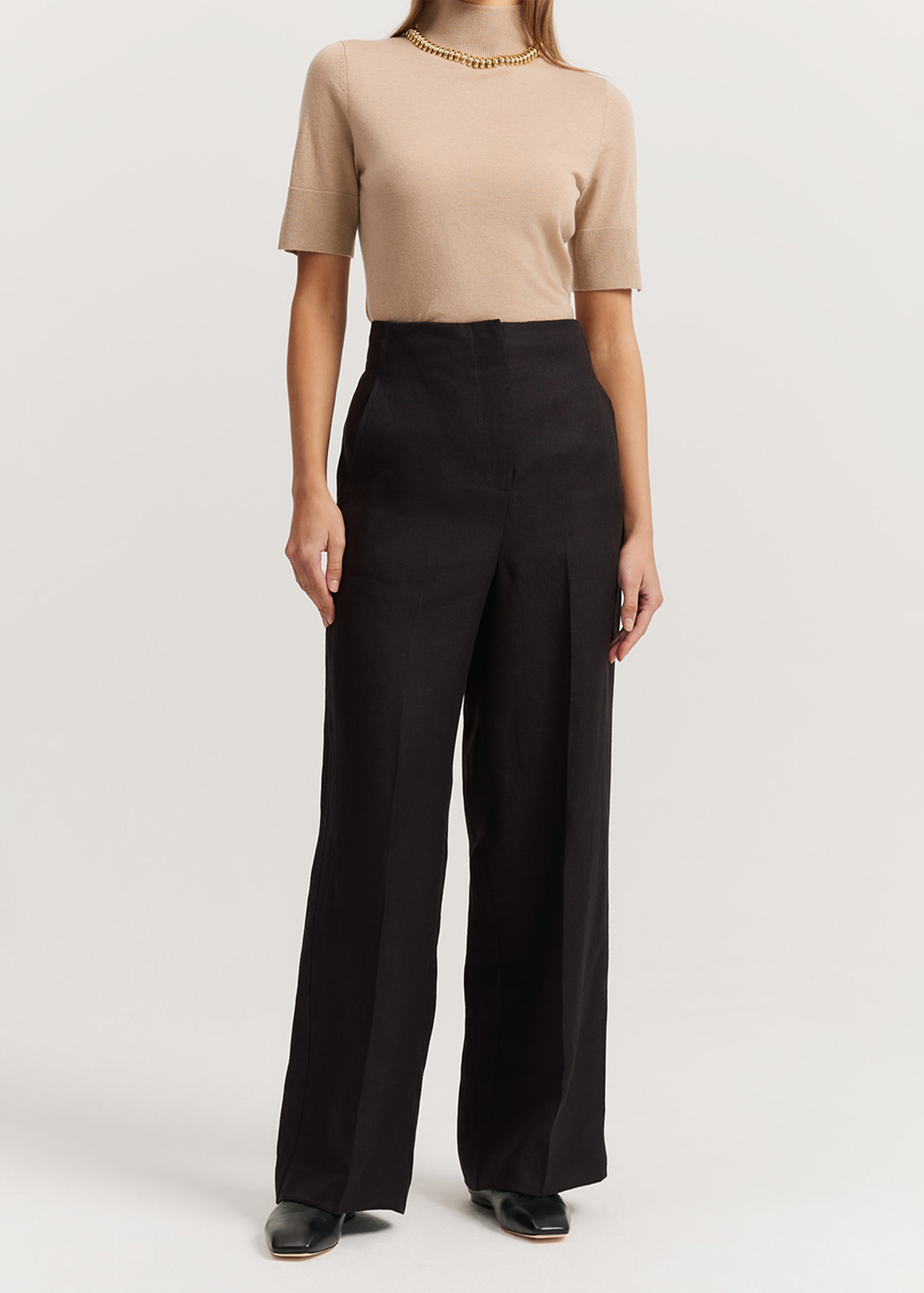 Organically Grown Linen Yarn Dyed Pant | Woolworths.co.za