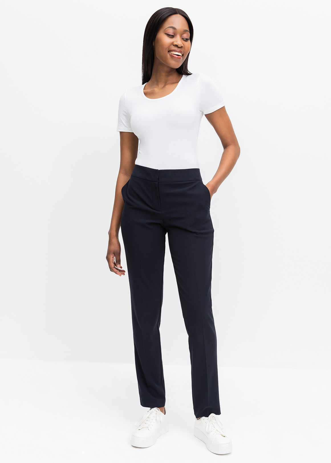 Regular Fit Slim Leg Pants