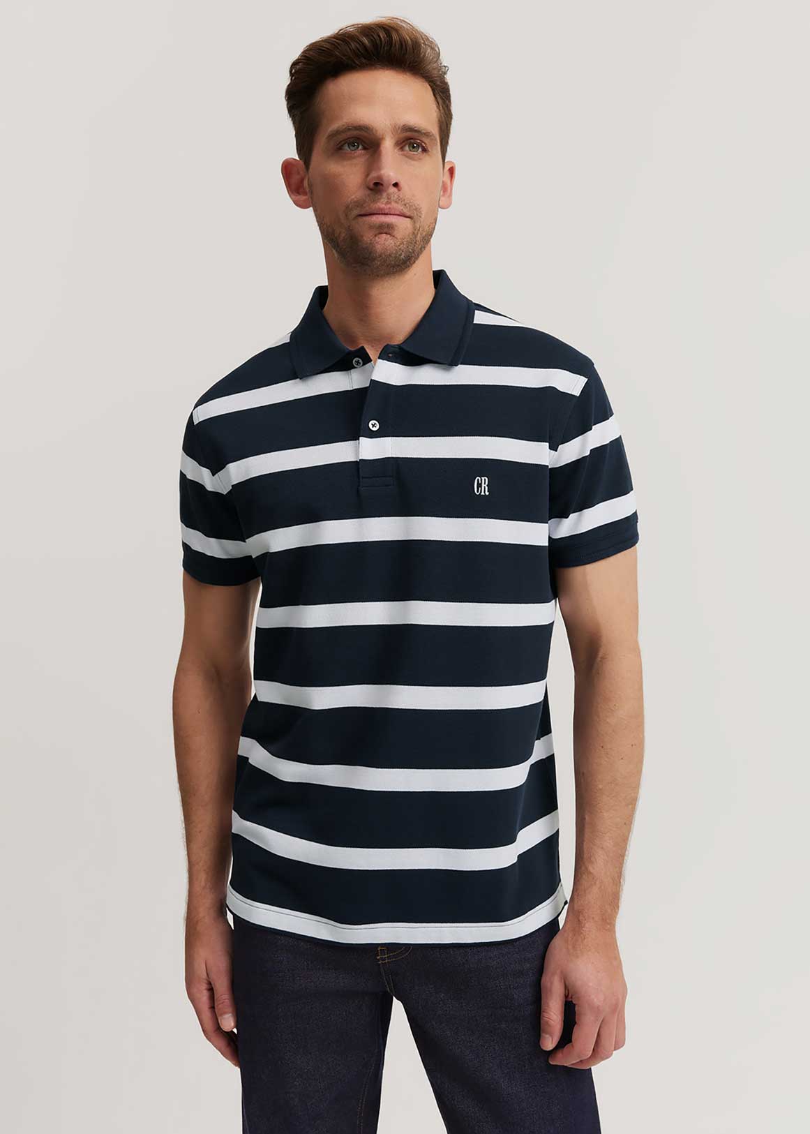 トップス ERNEST W. BAKER PIN STRIPE POLO ERNEST W. BAKER PIN STRIPE POLO 【公式通販】