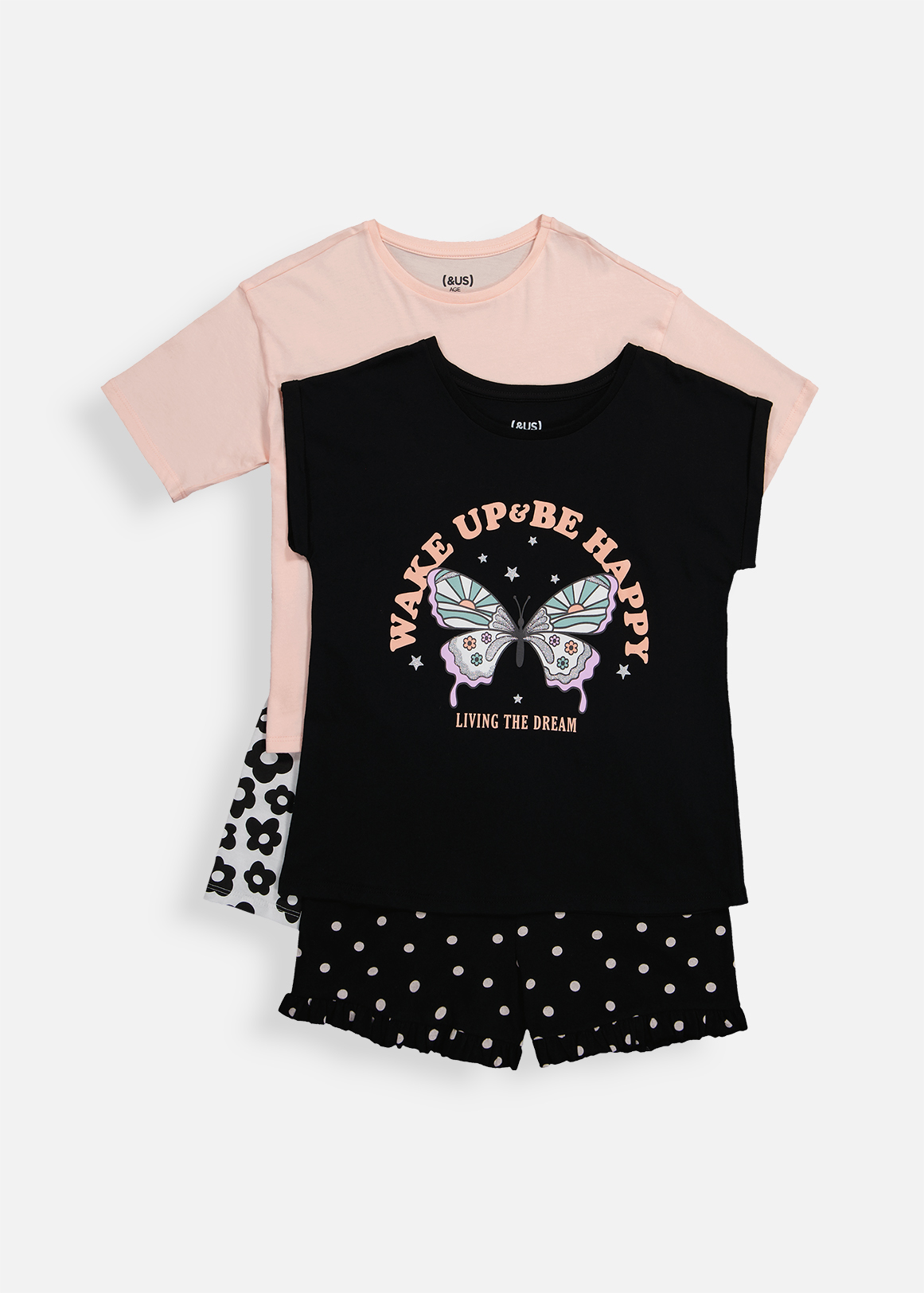 Butterfly Daisy Cotton Pyjamas 2 Pack